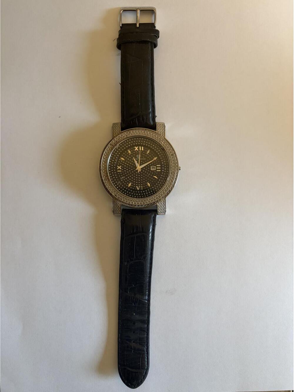 Super Techno Diamond Bezel Watch